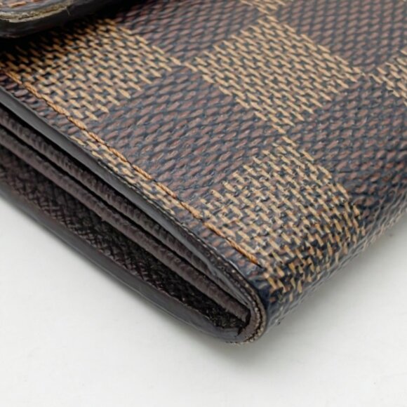 Louis Vuitton #280 Damier Ebene Sarah Long Bifold Wallet - Picture 9 of 10